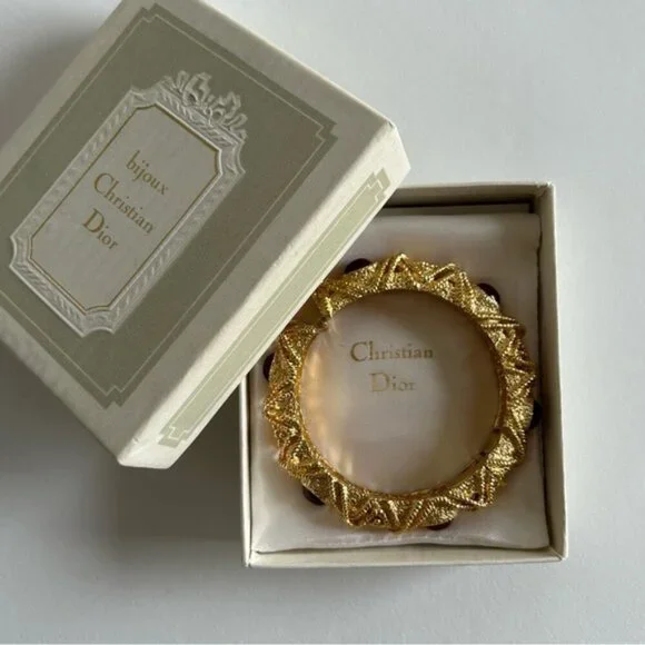Vintage Christian Dior Henkel Grosse 60's Bangle Bracelet - Picture 2 of 10